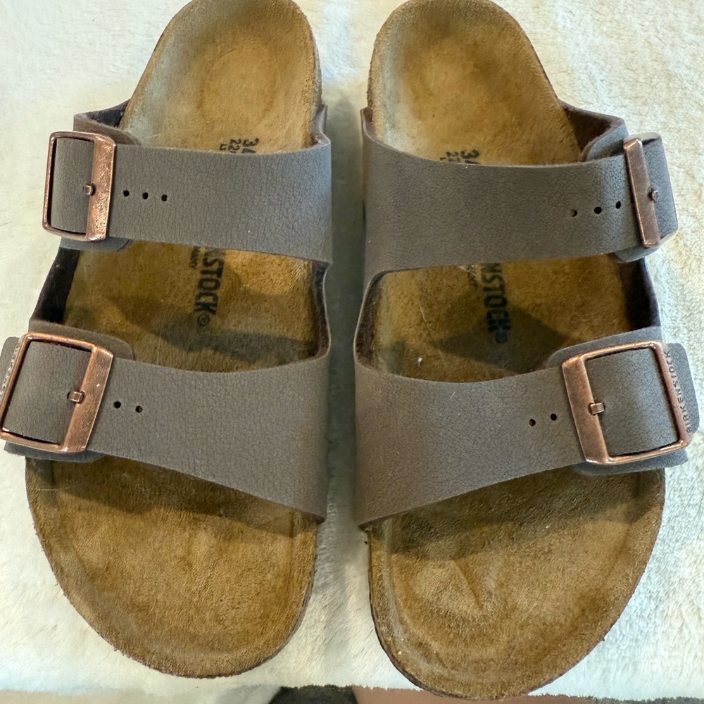 Birkenstock Tan Footbed Sandals